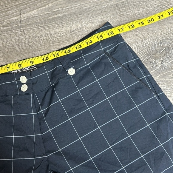 Nike Women’s Dri Fit Checkered Print Cropped Golf Pants Breathable Sz 10 - Picture 8 of 12